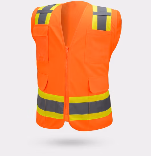 High Visibility Custom Logo Color Size Safety Reflective Vest