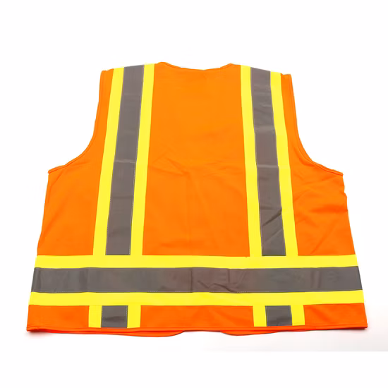 High Visibility Custom Logo Color Size Safety Reflective Vest