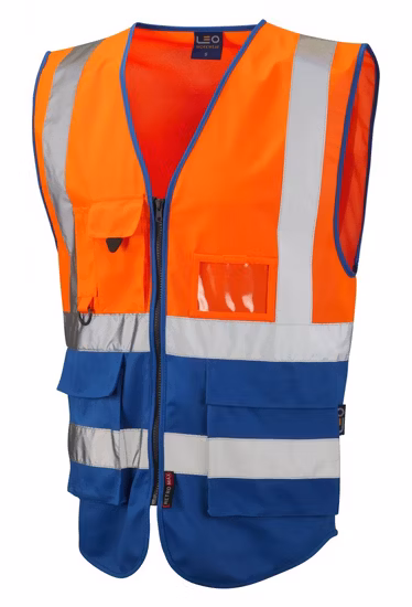 Customize Outdoor Protective Workwear Construction Worker Reflective Road Safety Vest