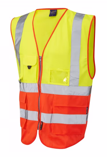 Customize Outdoor Protective Workwear Construction Worker Reflective Road Safety Vest