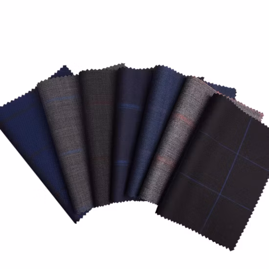 도매 맞춤 제작 네이비 플레인 싱글 브레스트 슈트 65%폴리에스테르