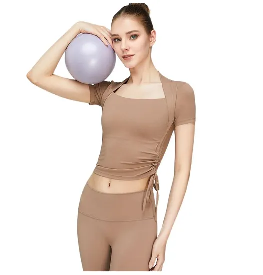 여성 활성 체육관 피트니스 스포츠 운동복 스트랩 요가 필라테스 러닝웨어